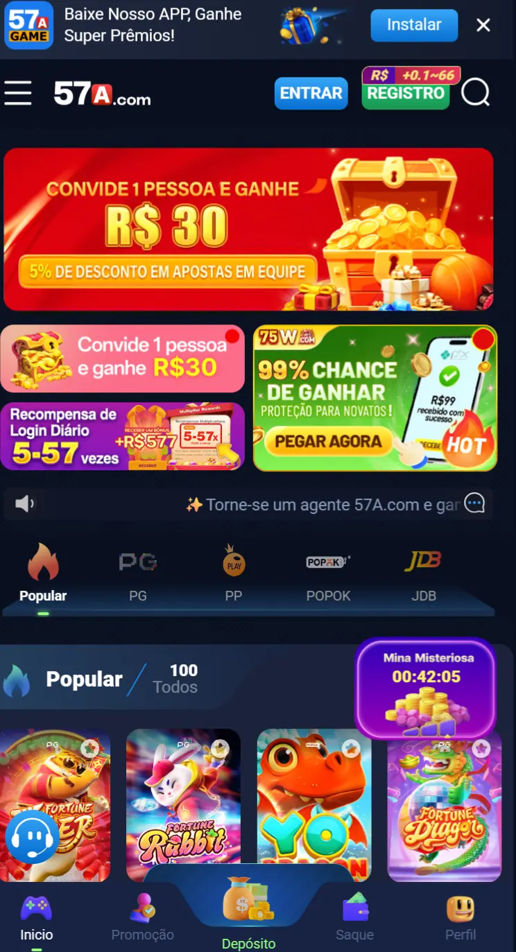 57a Descubra bingo online VIP Entre no Cassino